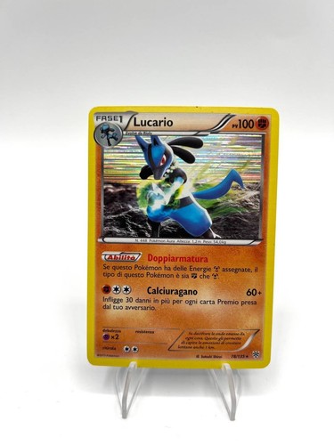 Carta pokémon lucario - carta,