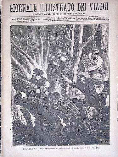 Illustrated travel newspaper - illustrated,